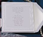 Daisy Border Wedding Invitations